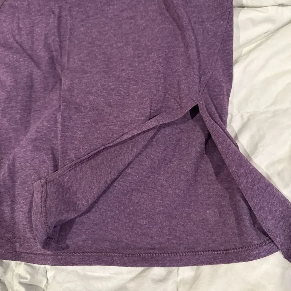 Lululemon Short Sleeve Shirt Purple Size 4 Size S/M